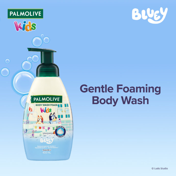Palmolive Bluey Foam Body Bath Cherry Berry 400ml