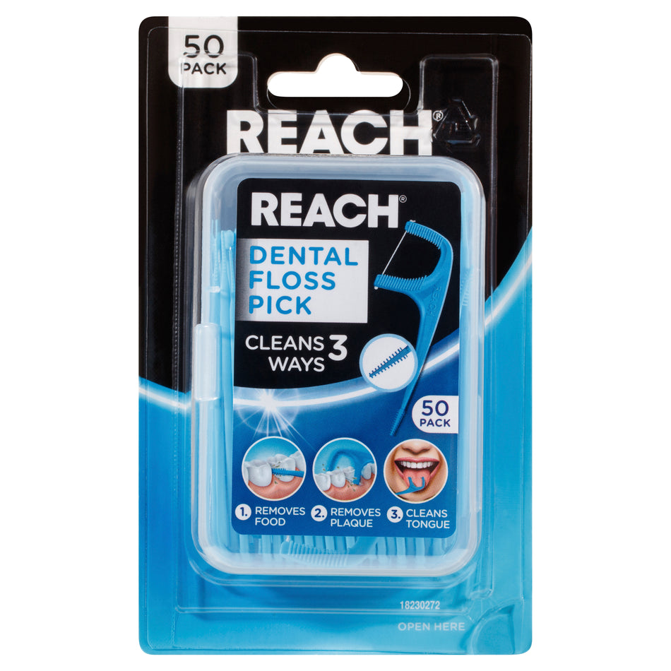 REACH® Dental Floss Pick 50pk