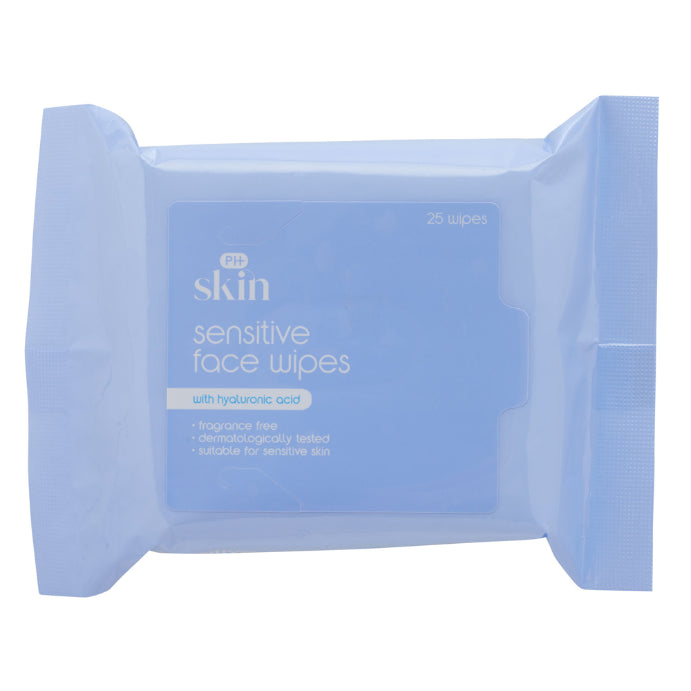 Pharmacy Health Sensitive Face Wipes 25 Pack
