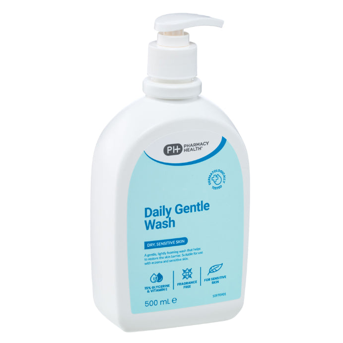Pharmacy Health Dry Skin Daily Wash 500ml