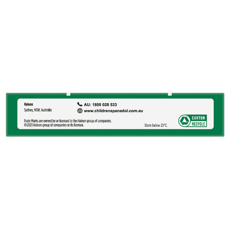 Panadol Child Suppositories 6 Months-5 Years 10 Pack