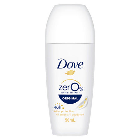 Dove Womens Roll on Original Zero Aluminium 50ml