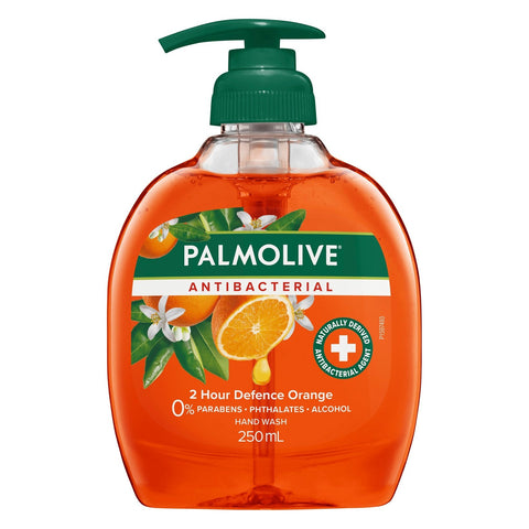 Palmolive Antibacterial 2 Hour Defence Liquid Hand Wash Orange Pump 250mL