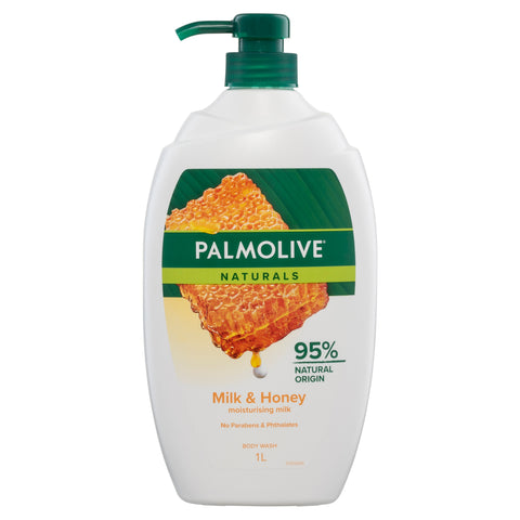 Palmolive Naturals Body Wash Milk & Honey Shower Gel 1L