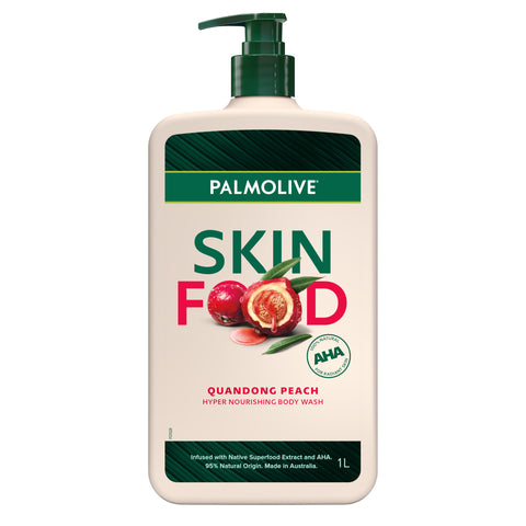 Palmolive Skin Food Body Wash Quandong Peach 1 Litre