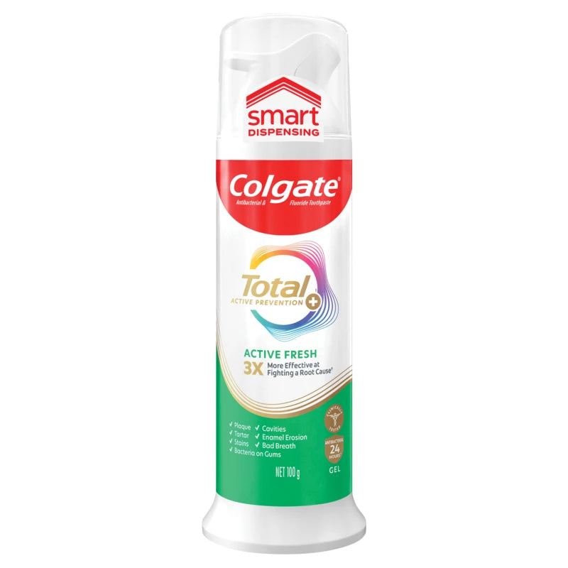 Colgate Toothpaste Total Active Prevention Active Fresh Pump 100g