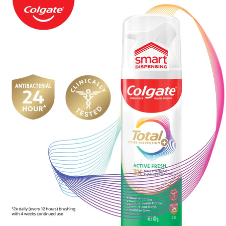 Colgate Toothpaste Total Active Prevention Active Fresh Pump 100g