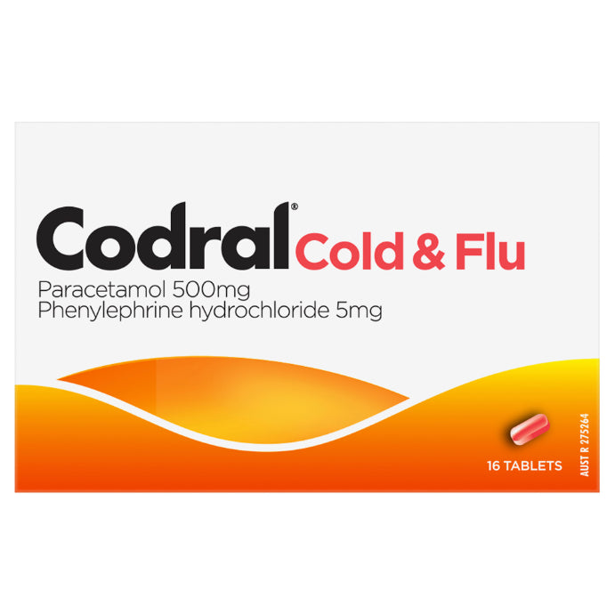 Codral Cold & Flu 16 Tablets