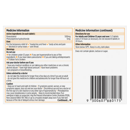 Codral Cold & Flu 16 Tablets