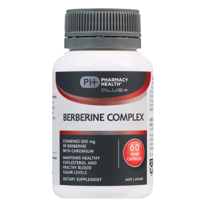 Pharmacy Health Plus Berberine Complex 60 Capsules