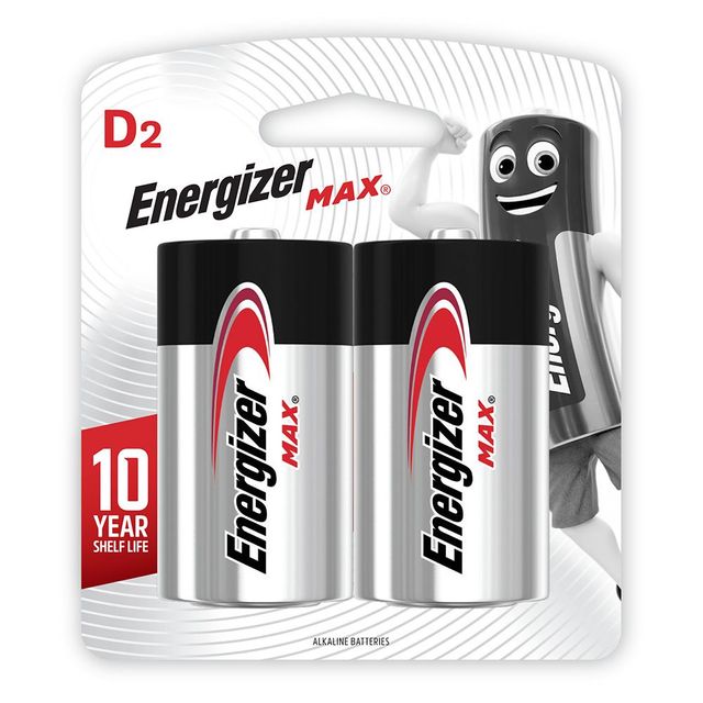 Energizer Max D Batteries Pack of 2