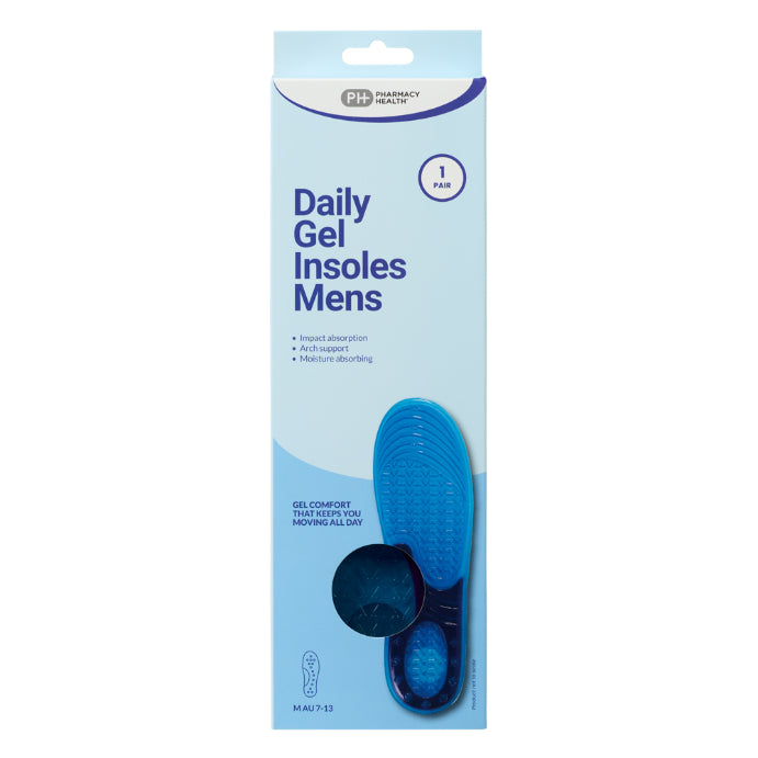 Pharmacy Health Daily Gel Insoles Mens 1 Pr