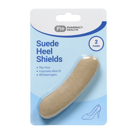 Pharmacy Health Suede Heel Shields 2 Pr
