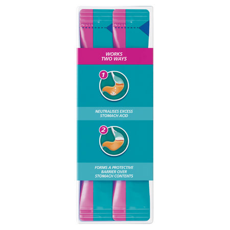 Gaviscon Dual Action Liquid Peppermint Sachet 10ml X 24