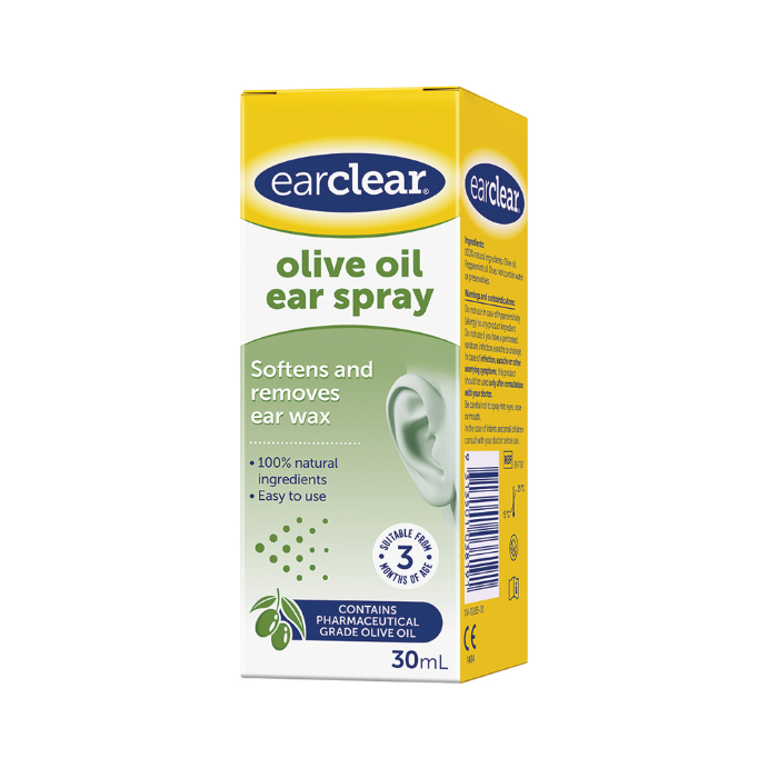 Ear Clear Olive Oil Ear Spray 30ml