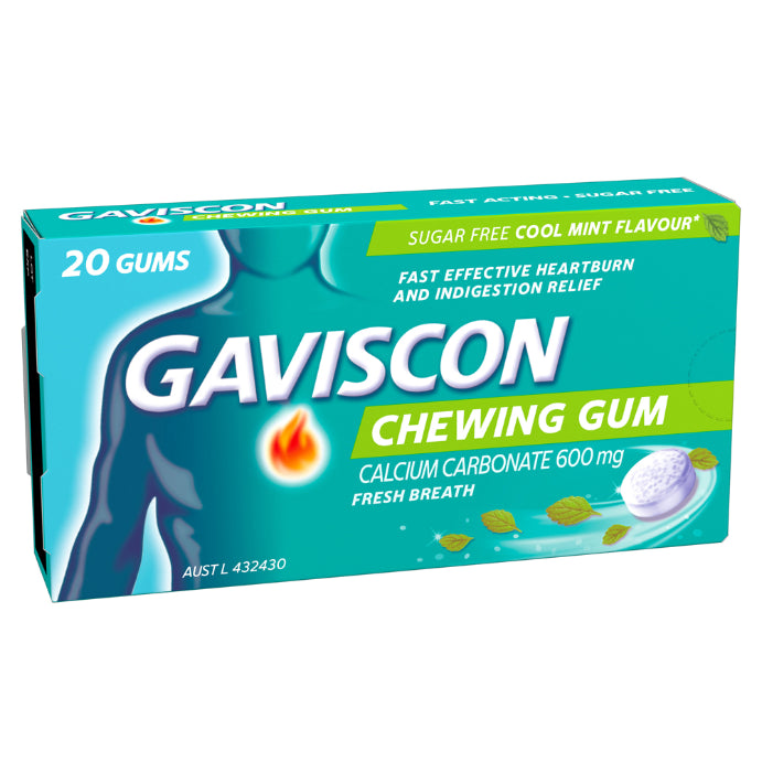 Gaviscon Chewing Gum Cool Mint 20's