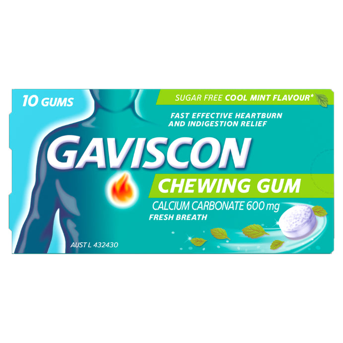 Gaviscon Chewing Gum 10 Pack