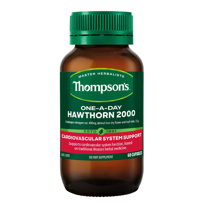 Thompson's One-a-day Hawthorn 2000mg 60 Capsules