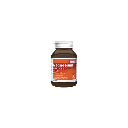 Pharmacy Action Magnesium 300mg 100 Tablets