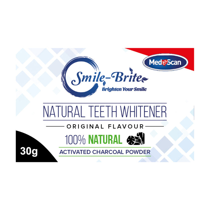 Medescan Smile-brite Teeth Whitening Activated Charcoal Powder - Natural