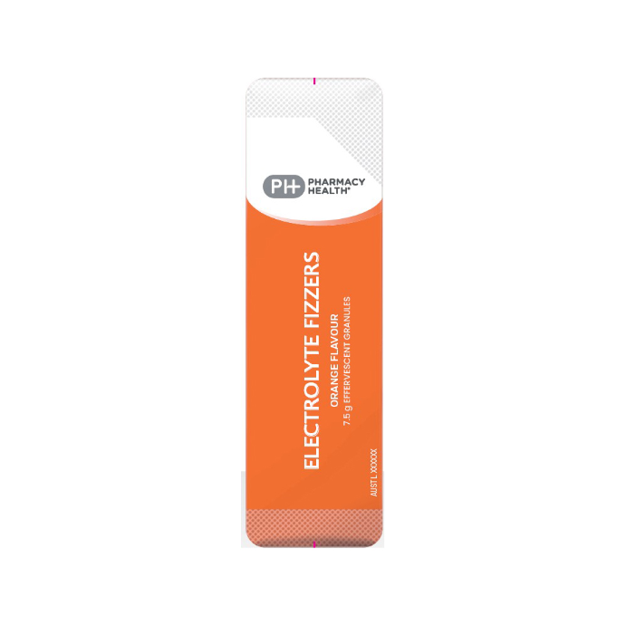 Pharmacy Health Electrolyte Fizzers Orange X 10 Sticks