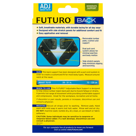Futuro Easy Adjustable Back 1 Pack