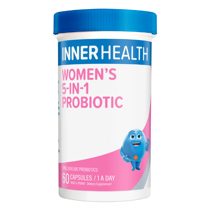 Inner Health Women's 5-in-1 Probiotic 60 Capsules