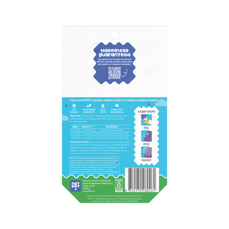 NatPat Kids Mosquito Repellent Stickers