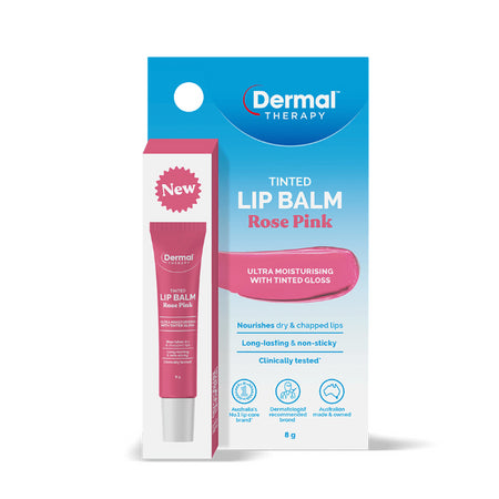 Dermal Therapy Tinted Lip Balm Rose Pink 8g