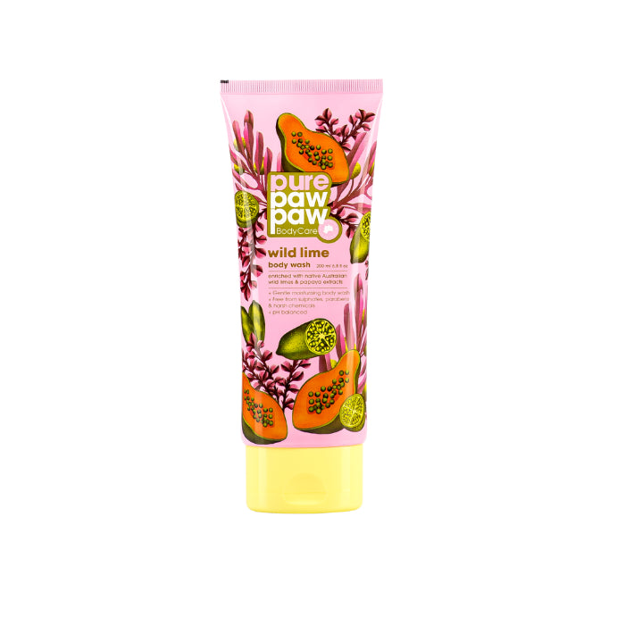 Pure Paw Paw Body Care- Wild Lime Wash 200ml