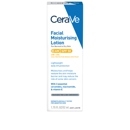 CeraVe Facial Moisturising Lotion SPF50 52mL