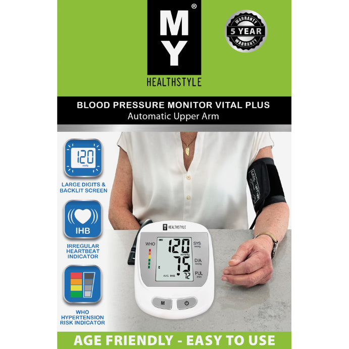My BP Monitor Upper Arm - Vital Plus 1 Each