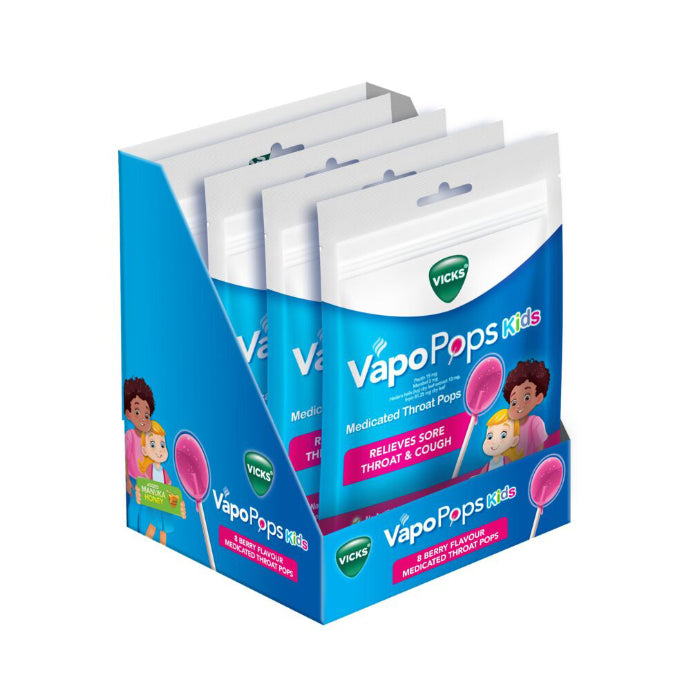 Vicks Throat Pops for Kids 8pk