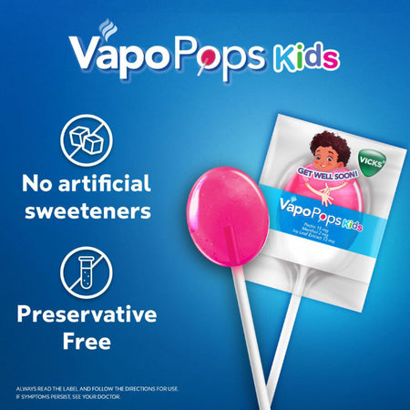 Vicks Throat Pops for Kids 8pk