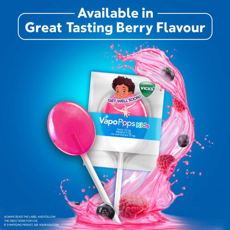 Vicks Throat Pops for Kids 8pk