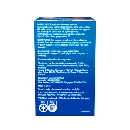 Vicks Vaposhower Max 4 Tabs