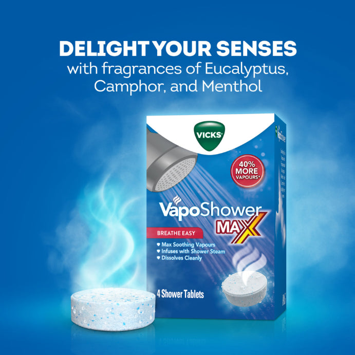 Vicks Vaposhower Max 4 Tabs