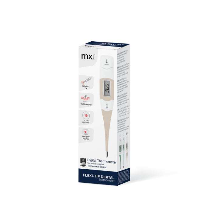 Medinox Thermometer Digital Flexi-tip Sand 1 Each