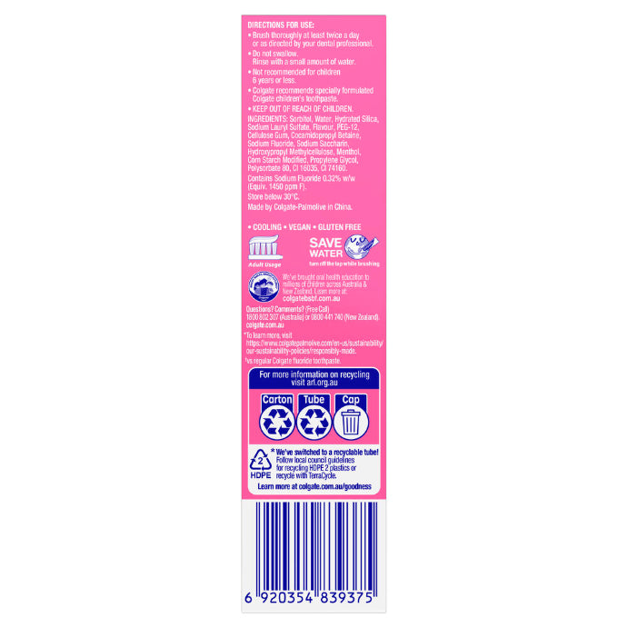 Colgate Tooth Paste Max Fresh Watermelon 100g