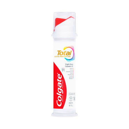 Colgate Tooth Paste Total Pump Clean Mint 130g