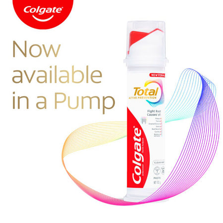 Colgate Tooth Paste Total Pump Clean Mint 130g
