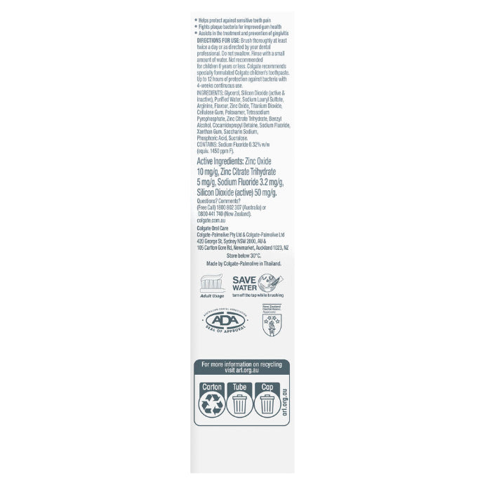 Colgate Tooth Paste Total Sensitive & Gum Og 115g