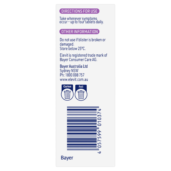 Elevit Morning Sickness 60 Tablets