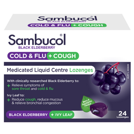 Sambucol Cough, Cold & Flu Liquid Centre