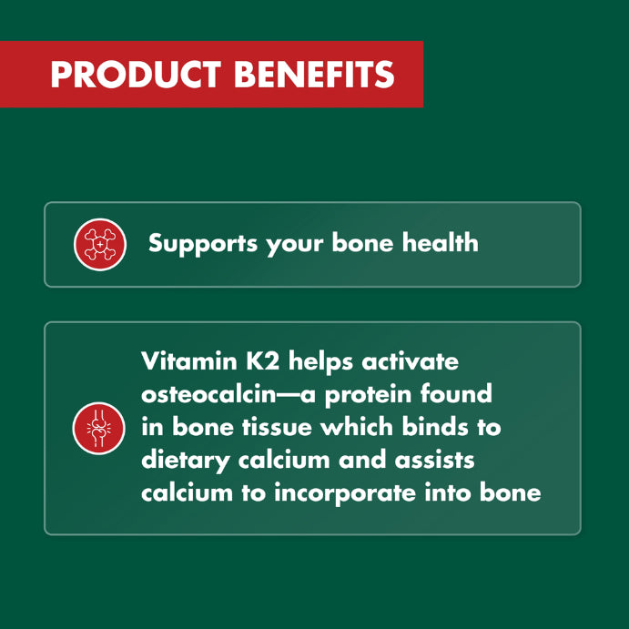 Nature's Own Vitamin K2 60 Tablets