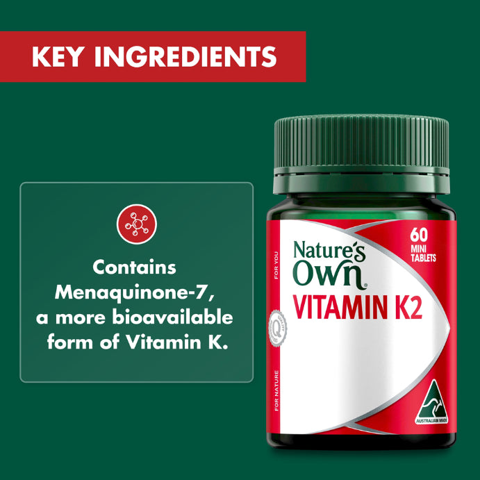 Nature's Own Vitamin K2 60 Tablets