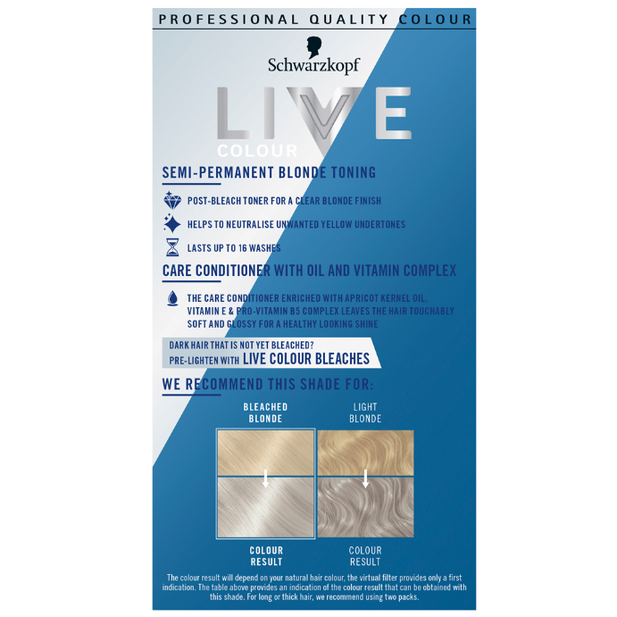 Schwarzkopf Live Colr Toner Ice White