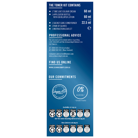 Schwarzkopf Live Colr Toner Ice White