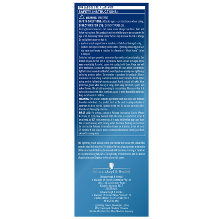 Schwarzkopf Live Colour Permanent Intense Bleach Absolute Platinum 00A