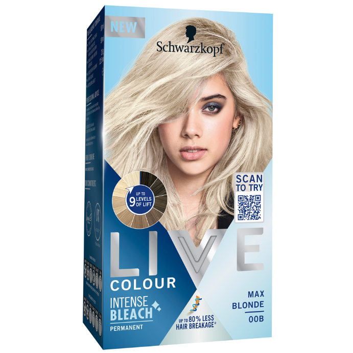 Schwarzkopf Live Colour Permanent Intense Bleach Max Blonde 00B